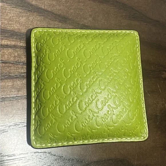 Coach Vintage Leather Flower Paperweight - Picture 3 of 4